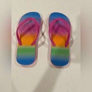 Old navy Girls Ombre Flip Flops size 3-5 ( 5.5) new without tag
